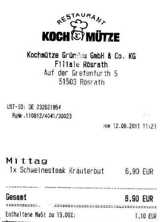 ftai Hffner Kochmtze Restaurant